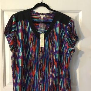 NWT Woman’s Colorful  Antilia femme !X Blouse